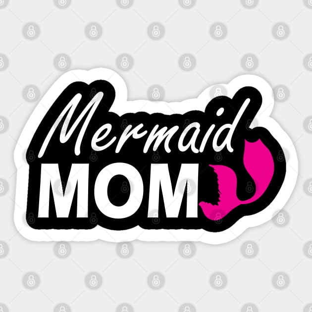 Mermaid Mom Sticker by KC Happy Shop